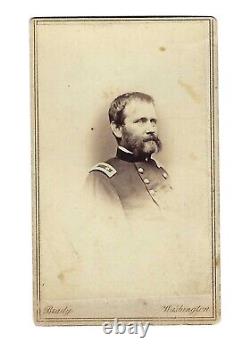 Civil War CDV General William B Franklin by Brady