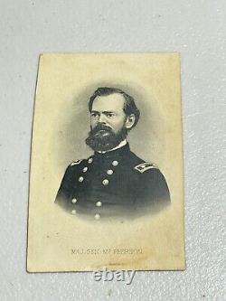 Civil War CDV Maj General JAMES B McPHERSON Photo