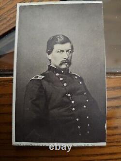 Civil War CDV Of General McClellan Bm