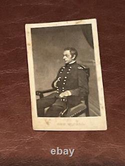 Civil War CDV Photo Matthew Brady E. Anthony General George A. McCall Rare