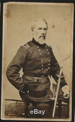 Civil War CDV Union General Edwin V Sumner taken in Syracuse before his Death
