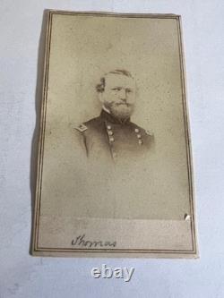 Civil War CDV Union General George Thomas The Rock of Chickamauga