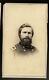 Civil War Cdv Union General James Schackleford Captured Morgan