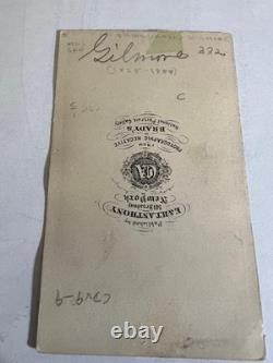 Civil War CDV Union General Quincy Gilmore X Corps Siege of Charleston