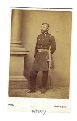 Civil War CDV Union General William B Franklin by Mathew Brady