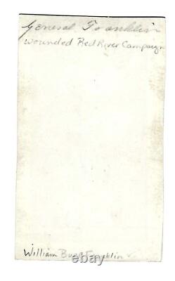 Civil War CDV Union General William B Franklin by Mathew Brady