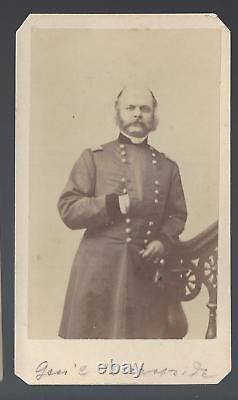 Civil War CDV of Ambrose Burnside of Rhode Island Major General 3
