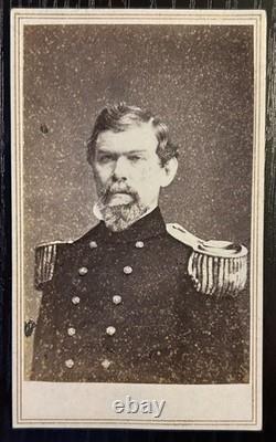 Civil War CDV of Confederate General William J. Hardee Old Reliable By Brady