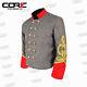 Civil War Csa General Artillery 4 Row Braids Double Breast Wool Shell Jacket