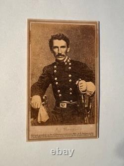 Civil War Carte De Visite CDV General Jeff Thompson