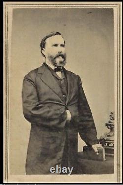 Civil War Cdv General James Longstreet Gettysburg Anthony Backmark