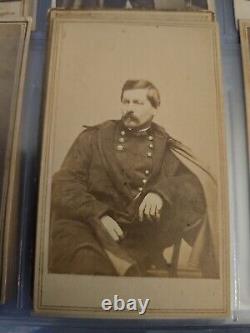 Civil War Cdv Of General McClellan