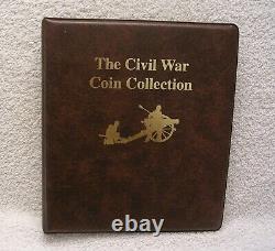 Civil War Colorized Commemorative Coin Collection Generals Blue & Gray Qty 30