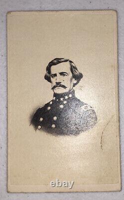 Civil War Confederate General Benjamin Frank Cheatham CDV Photo Original CSA