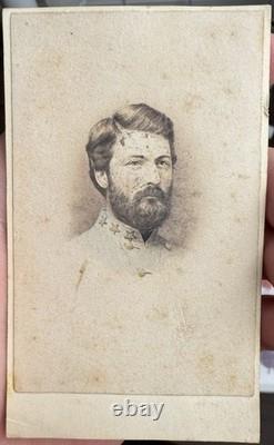 Civil War Confederate General CDV Of George Washington Curtis Lee
