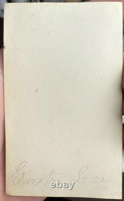 Civil War Confederate General CDV Of George Washington Curtis Lee