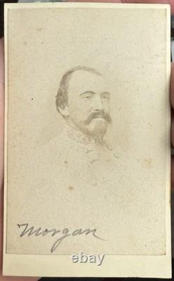 Civil War Confederate General CDV Of John Hunt Morgan