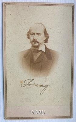 Civil War Confederate General CDV Of William W Loring By Anthony