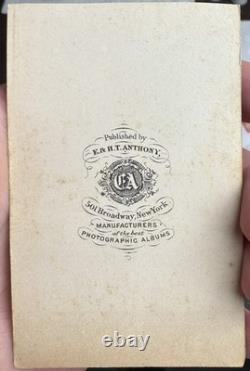 Civil War Confederate General CDV Of William W Loring By Anthony