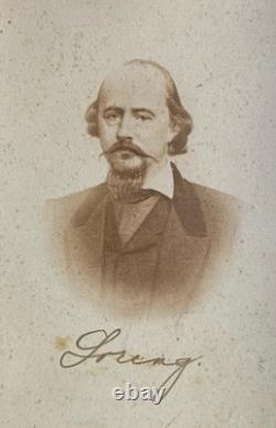 Civil War Confederate General CDV Of William W Loring By Anthony