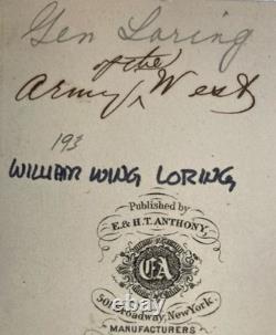 Civil War Confederate General CDV Of William W Loring By Anthony