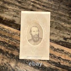 Civil War Confederate General J. E. B. Stuart 1860s CDV Photo