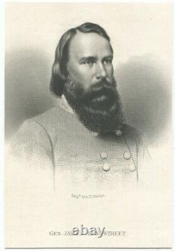 Civil War Confederate General James Longstreet Autograph