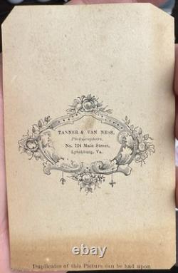 Civil War Confederate General John Hunt Morgan CDV Tanner Vanness Lynchburg Va