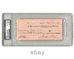 Civil War Confederate General Joseph Fighting Joe Wheeler Signed Check PSA