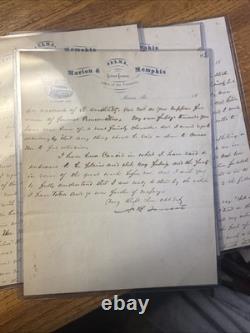 Civil War Confederate General Nathan Bedford Forrest Autograph Letter Signed ALS