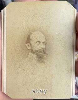 Civil War Confederate General Richard Ewell CDV Tanner Vanness Lynchburg Va
