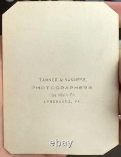 Civil War Confederate General Richard Ewell CDV Tanner Vanness Lynchburg Va