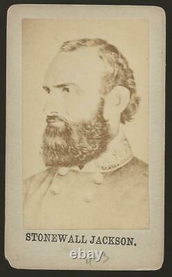 Civil War Confederate General Stonewall Jackson CDV