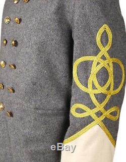 Civil War Confederate General's Frock Coat- All Sizes
