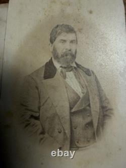 Civil War Confederate John H. Reagan Postmaster General CDV Photo Texas Senator