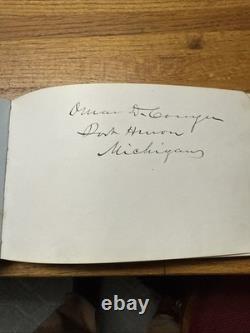 Civil War Confederate US General Politics Autograph Book 1878 Congress History