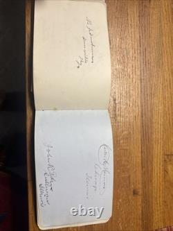Civil War Confederate US General Politics Autograph Book 1878 Congress History