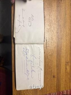 Civil War Confederate US General Politics Autograph Book 1878 Congress History