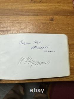 Civil War Confederate US General Politics Autograph Book 1878 Congress History