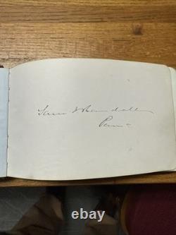 Civil War Confederate US General Politics Autograph Book 1878 Congress History
