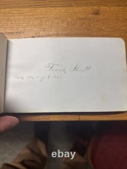 Civil War Confederate US General Politics Autograph Book 1878 Congress History