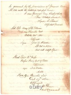 Civil War-Dated General Orders Sent to George McClellan After Battle of Antietam