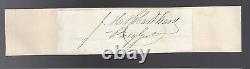 Civil War Era Autograph Union General J H Hobart Ward Gettysburg