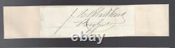 Civil War Era Autograph Union General J H Hobart Ward Gettysburg