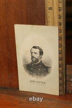 Civil War Era CDV Cartes des Visites General Erasmus D. Keyes Martien Phila