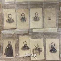 Civil War Era CDV + TINTYPE PHOTOS Generals And Civilian Grant, Butler