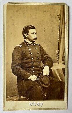 Civil War Era CDV of KIA Union General George Bayard as Colonel, 1st Penn. Cav