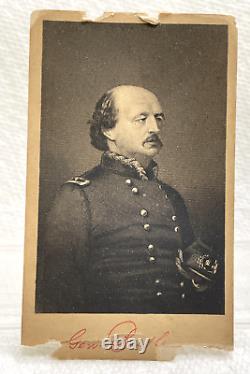 Civil War Era Photogravure For CDV Of General Benjamin Butler