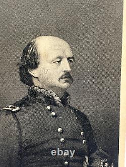 Civil War Era Photogravure For CDV Of General Benjamin Butler