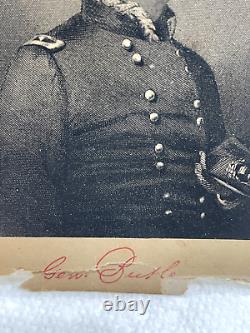 Civil War Era Photogravure For CDV Of General Benjamin Butler